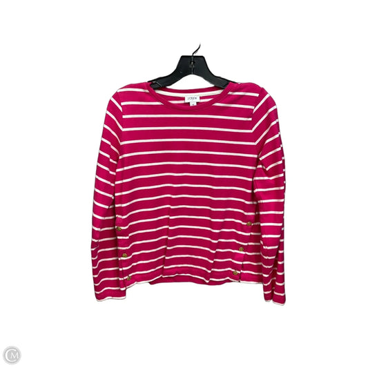 Top Long Sleeve By J. Crew In Striped Pattern, Size: S