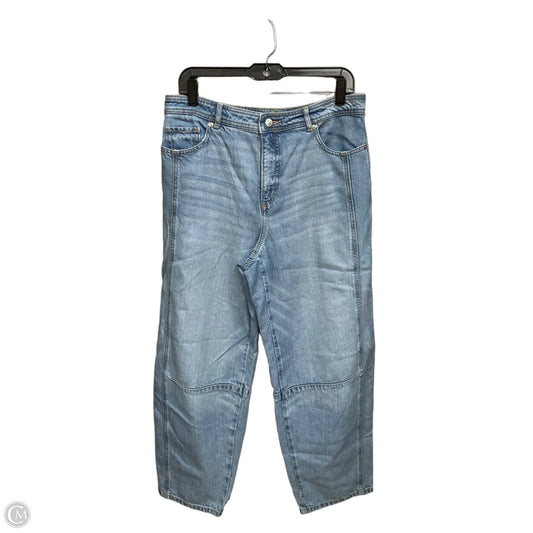 Jeans Straight By Loft In Blue Denim, Size: 8