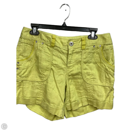 Shorts By Inc In Chartreuse, Size: 8