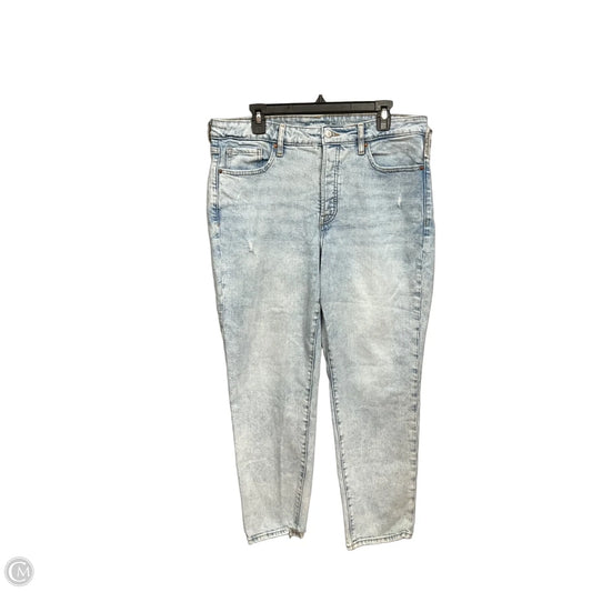 Jeans Straight By Old Navy In Blue Denim, Size: 14