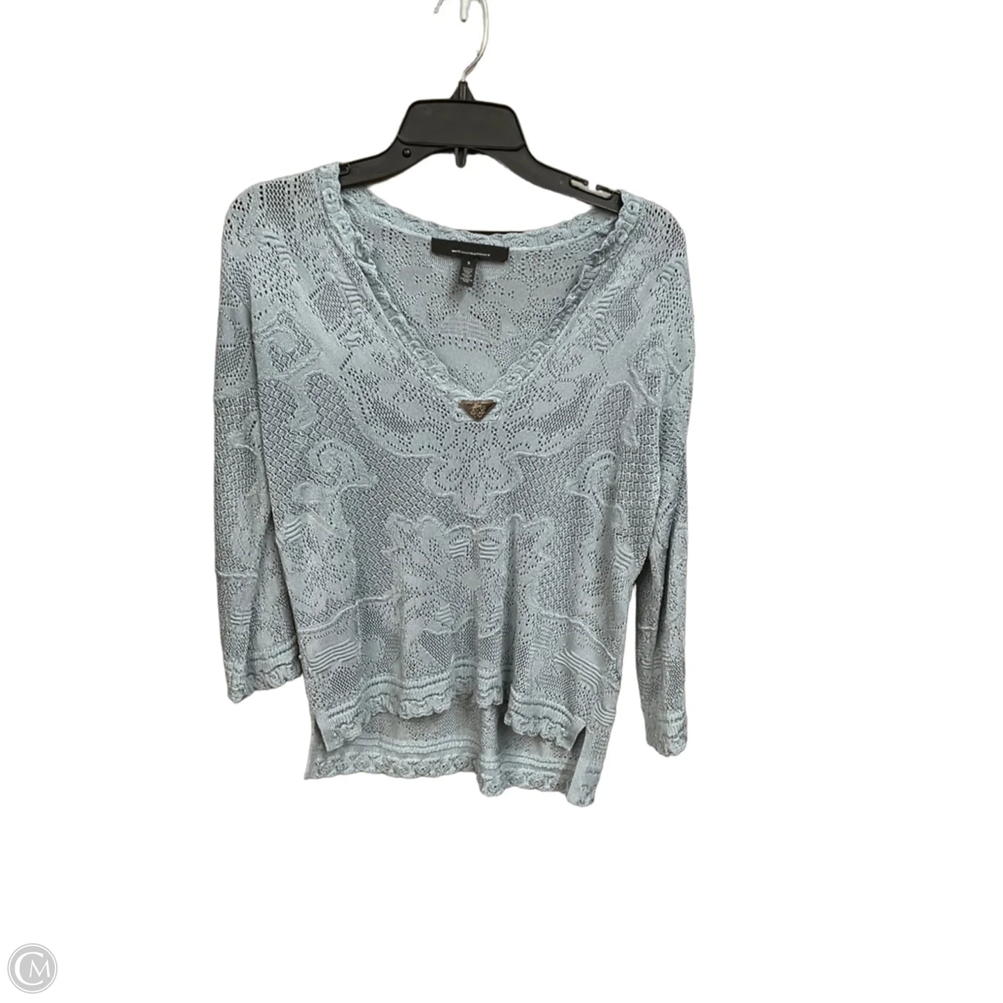 Top 3/4 Sleeve By White House Black Market In Blue, Size: S