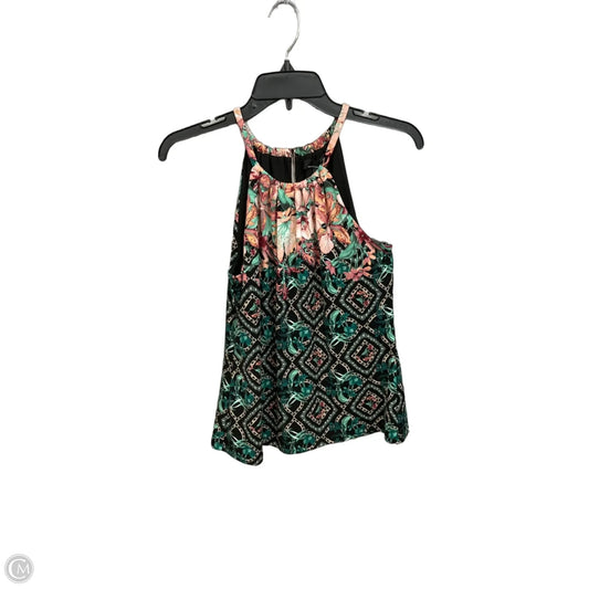 Top Sleeveless By White House Black Market In Floral Print, Size: S