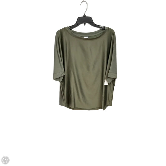 Top Short Sleeve Basic By Chicos In Green, Size: Xl