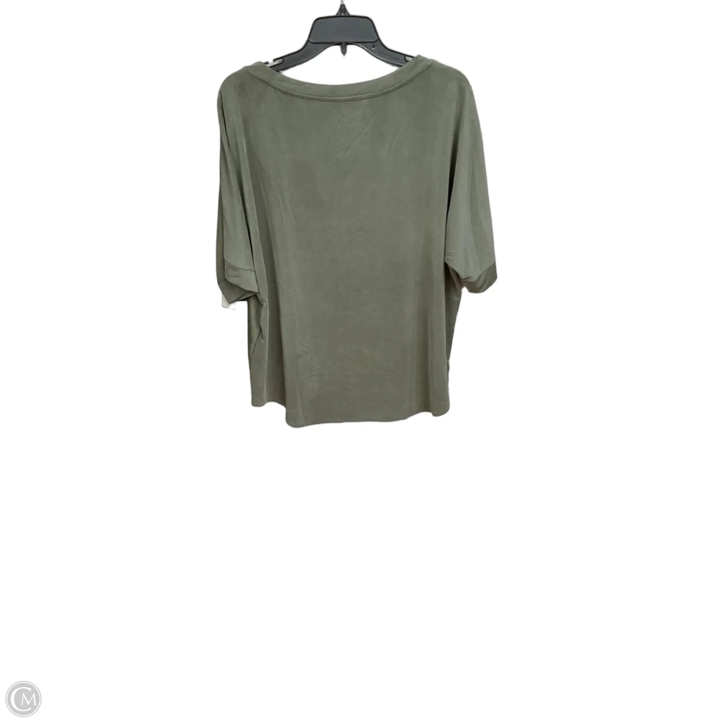 Top Short Sleeve Basic By Chicos In Green, Size: Xl