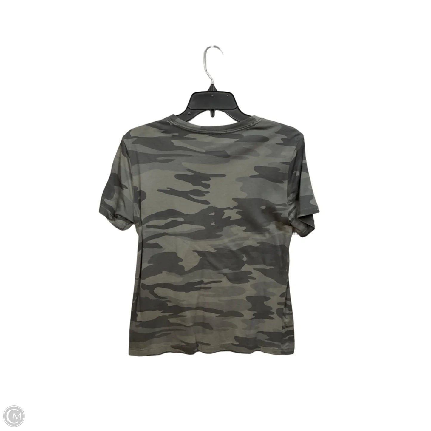 Top Short Sleeve By Splendid In Camouflage Print, Size: M