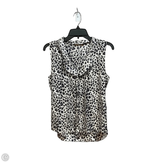 Top Sleeveless By Elie Tahari In Animal Print, Size: M