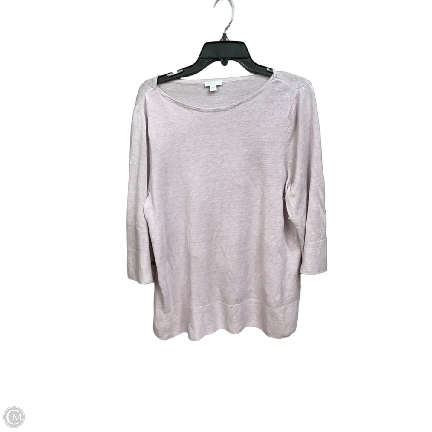 Top 3/4 Sleeve By J. Jill In Purple, Size: Xl