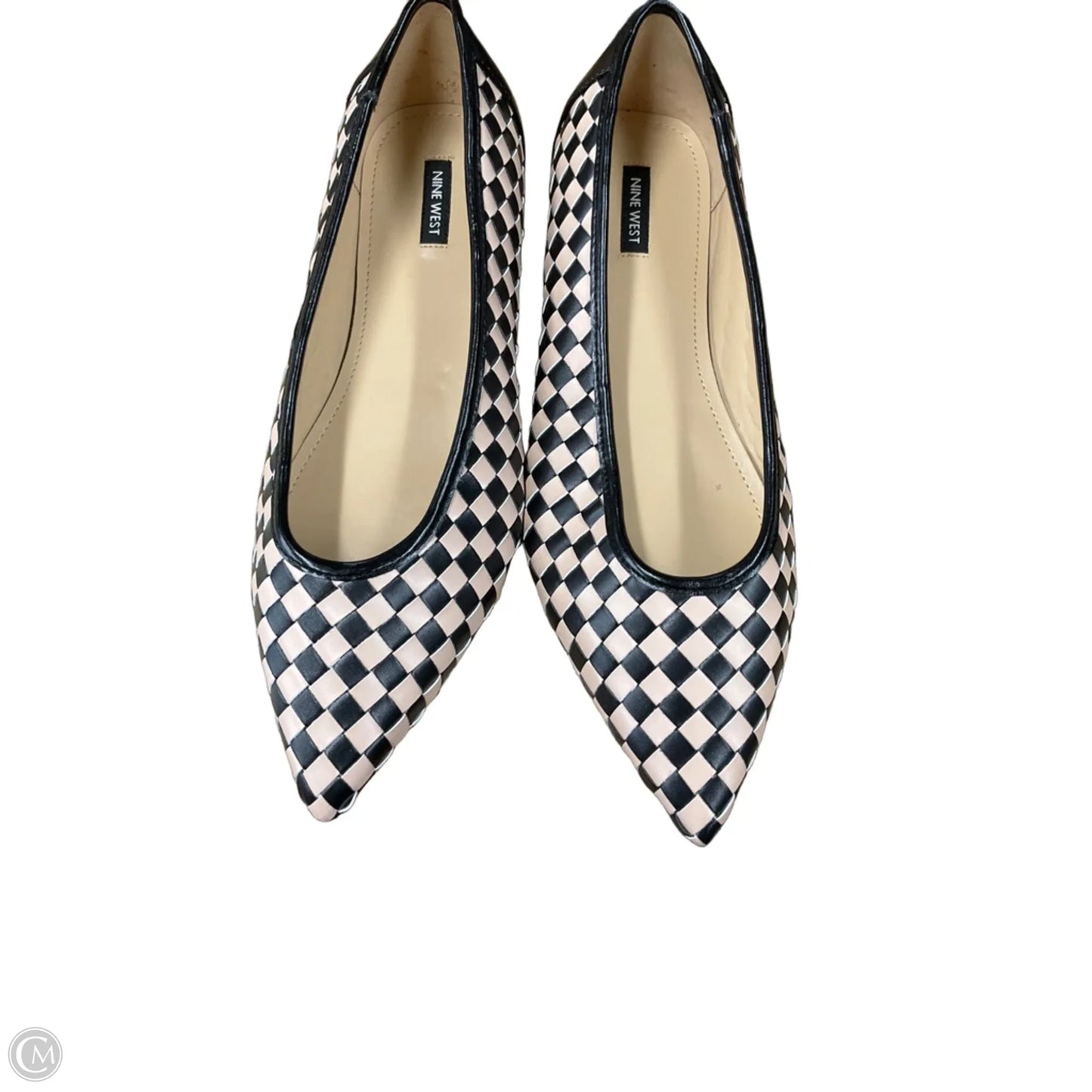 Shoes Flats By Nine West In Checkered Pattern, Size: 12