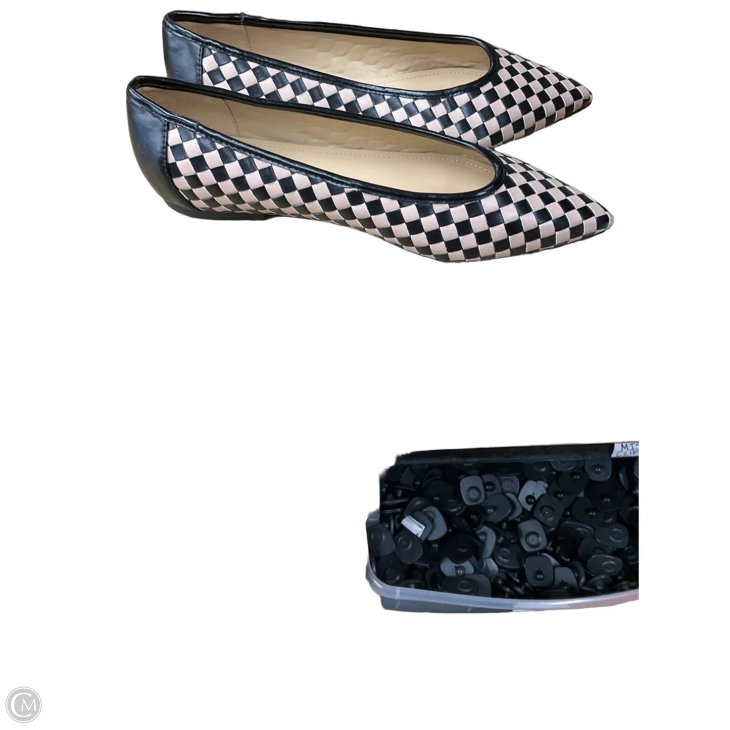 Shoes Flats By Nine West In Checkered Pattern, Size: 12