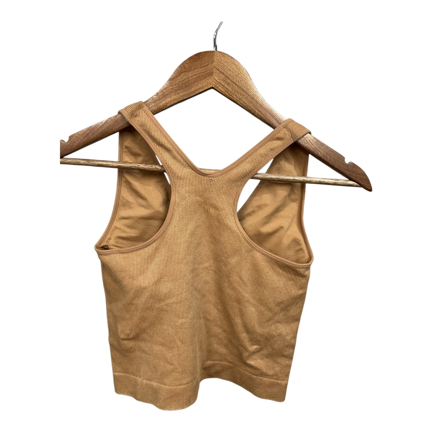 Athletic Bra By Clothes Mentor In Tan, Size: S