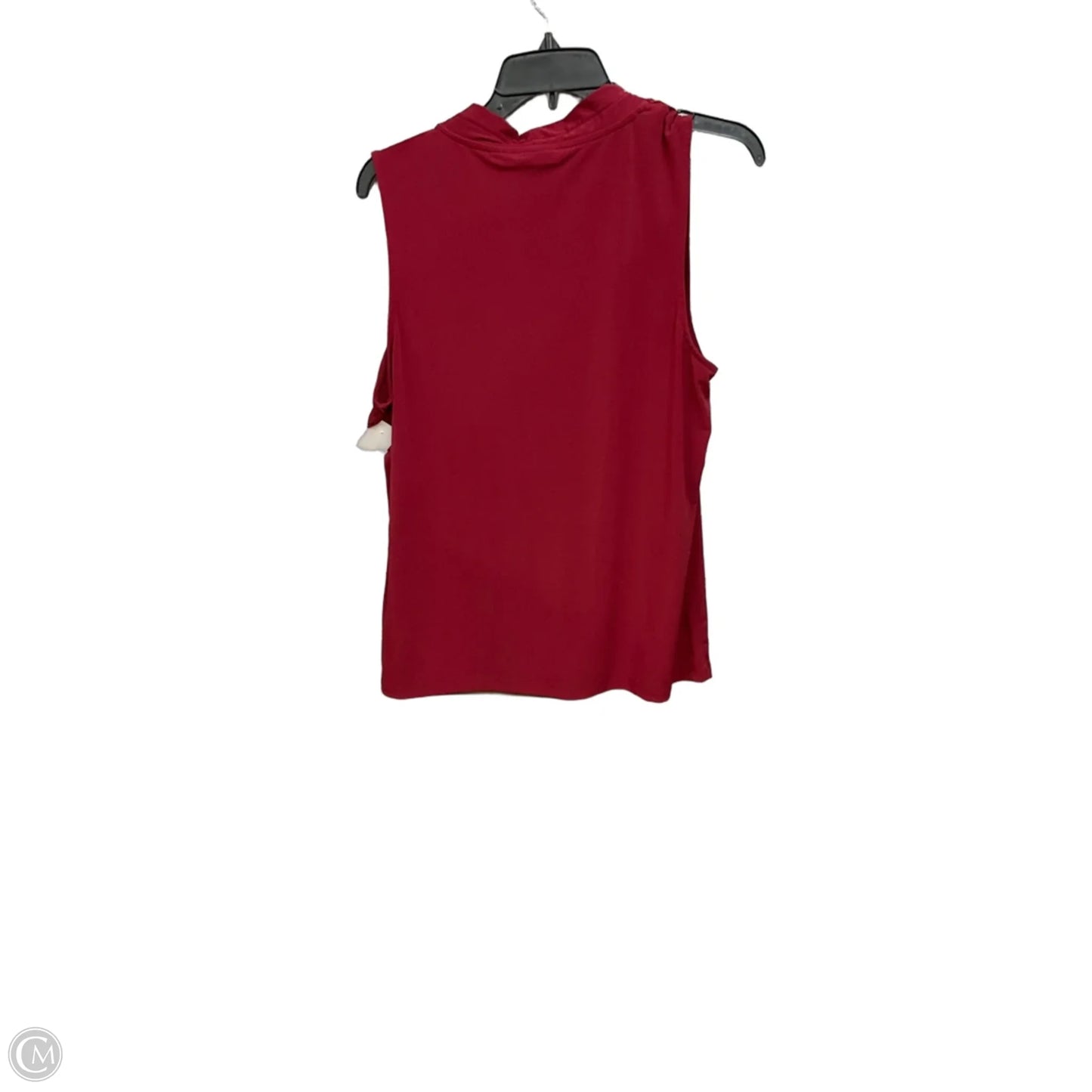 Top Sleeveless By Tahari In Maroon, Size: Xl