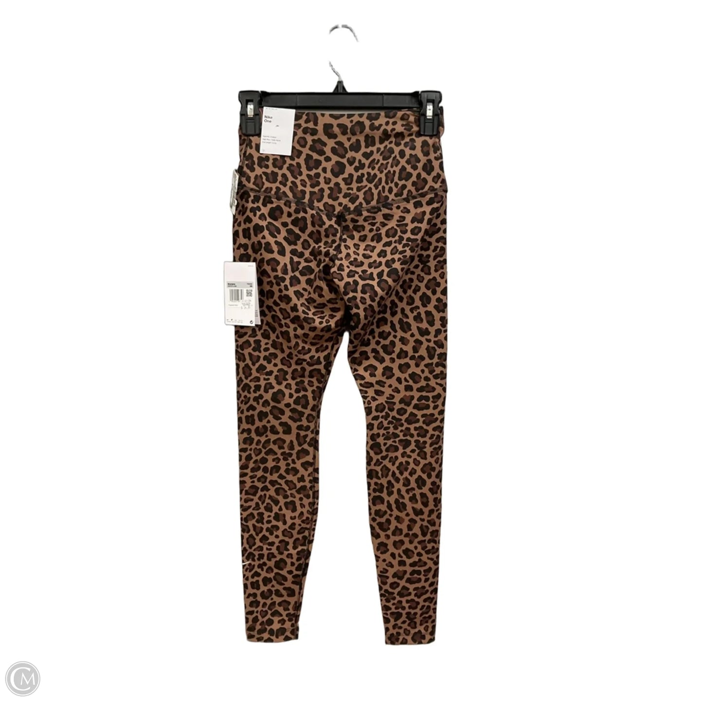 Athletic Leggings By Nike Apparel In Animal Print, Size: Xs