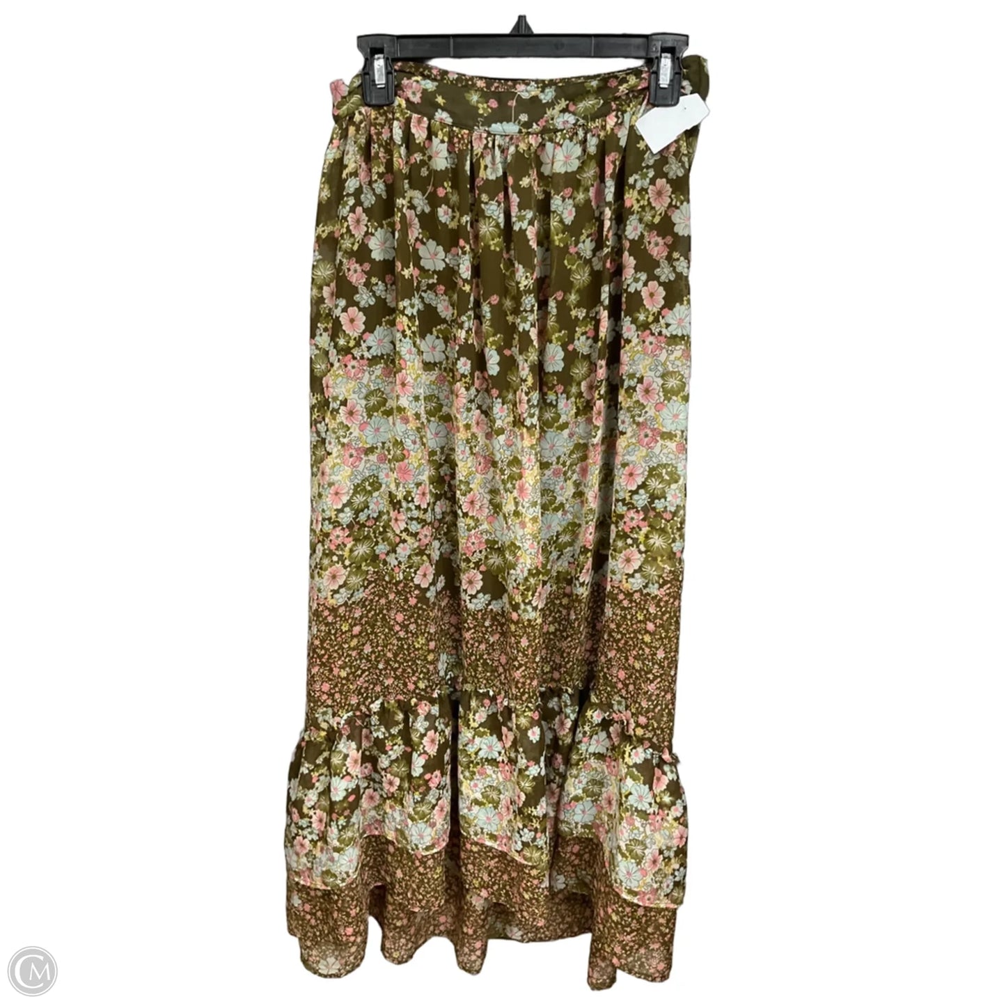 Skirt Maxi By H&m In Floral Print, Size: 8
