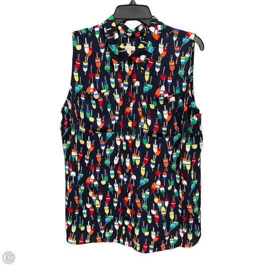 Blouse Sleeveless By Talbots In Multi-colored, Size: 1x