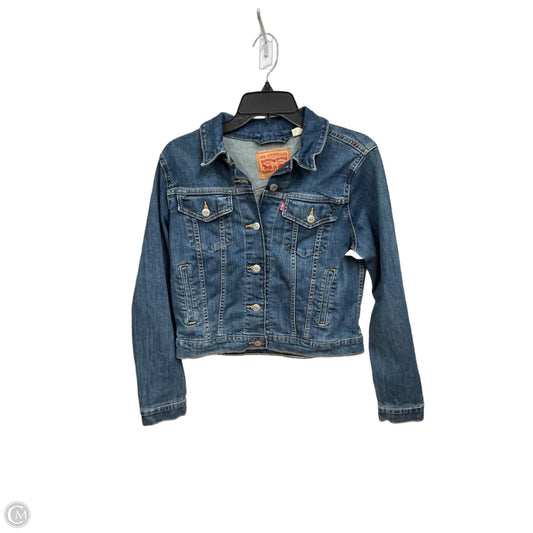 Jacket Denim By Levis In Blue Denim, Size: M