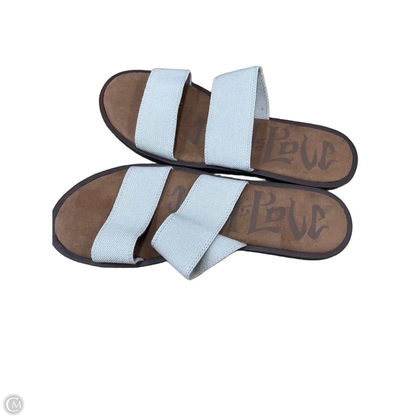 Sandals Flats By Mad Love In Beige, Size: 9