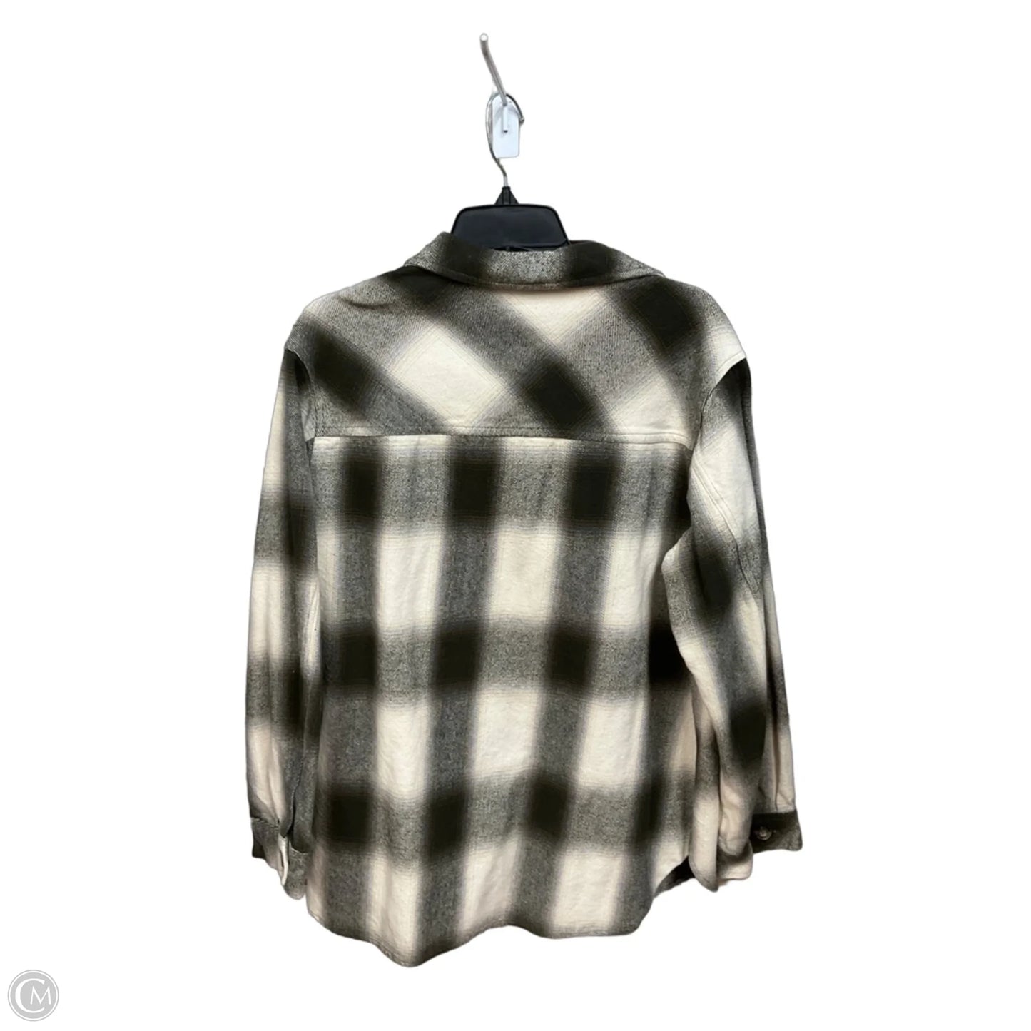 Jacket Shirt By Sanctuary In Plaid Pattern, Size: Xl