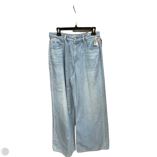 Jeans Wide Leg By Loft In Blue Denim, Size: 6