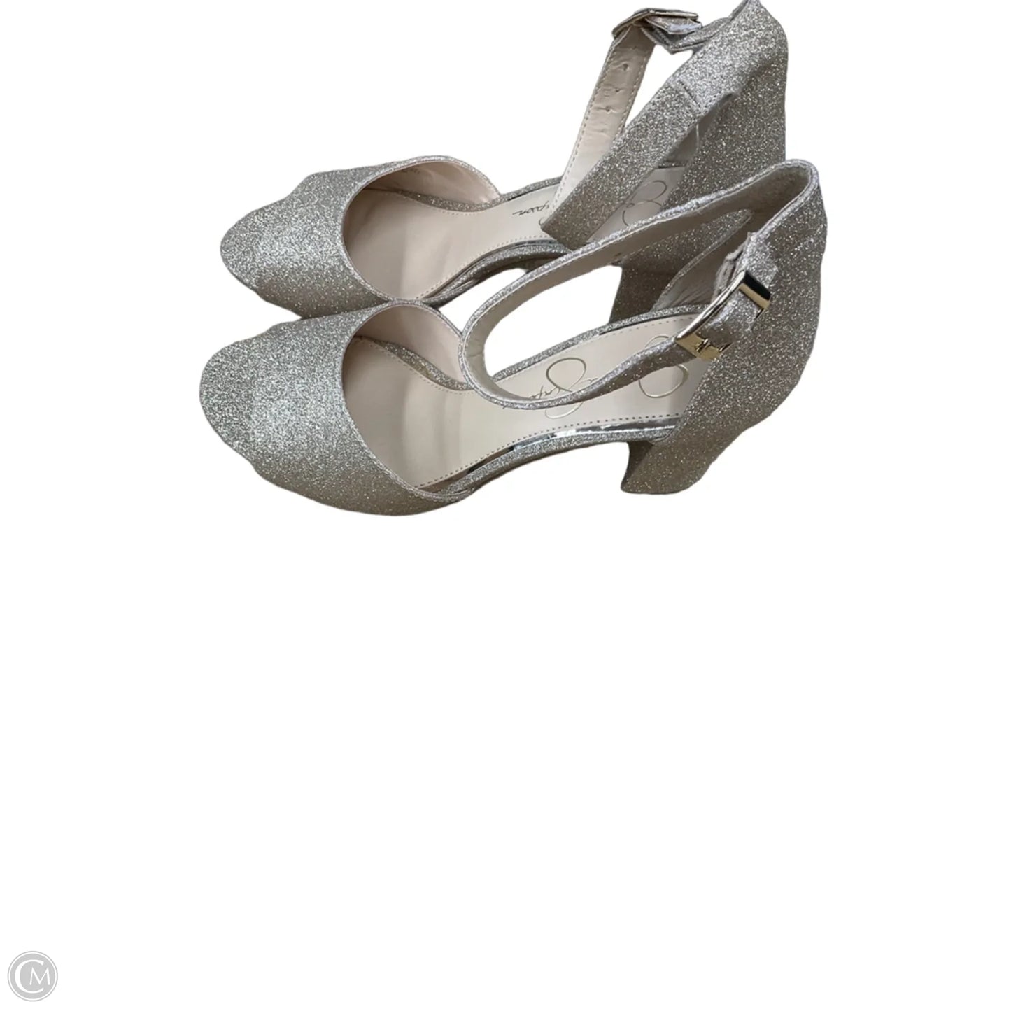 Shoes Heels Block By Jessica Simpson In Gold, Size: 8.5