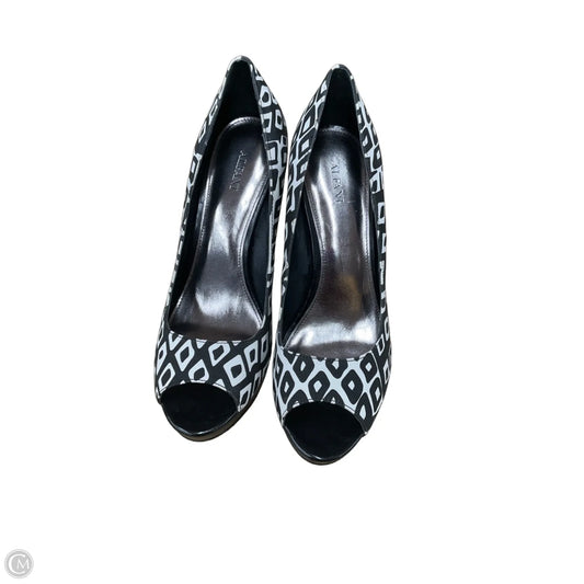 Shoes Heels Stiletto By Alfani In Black & Cream, Size: 8.5