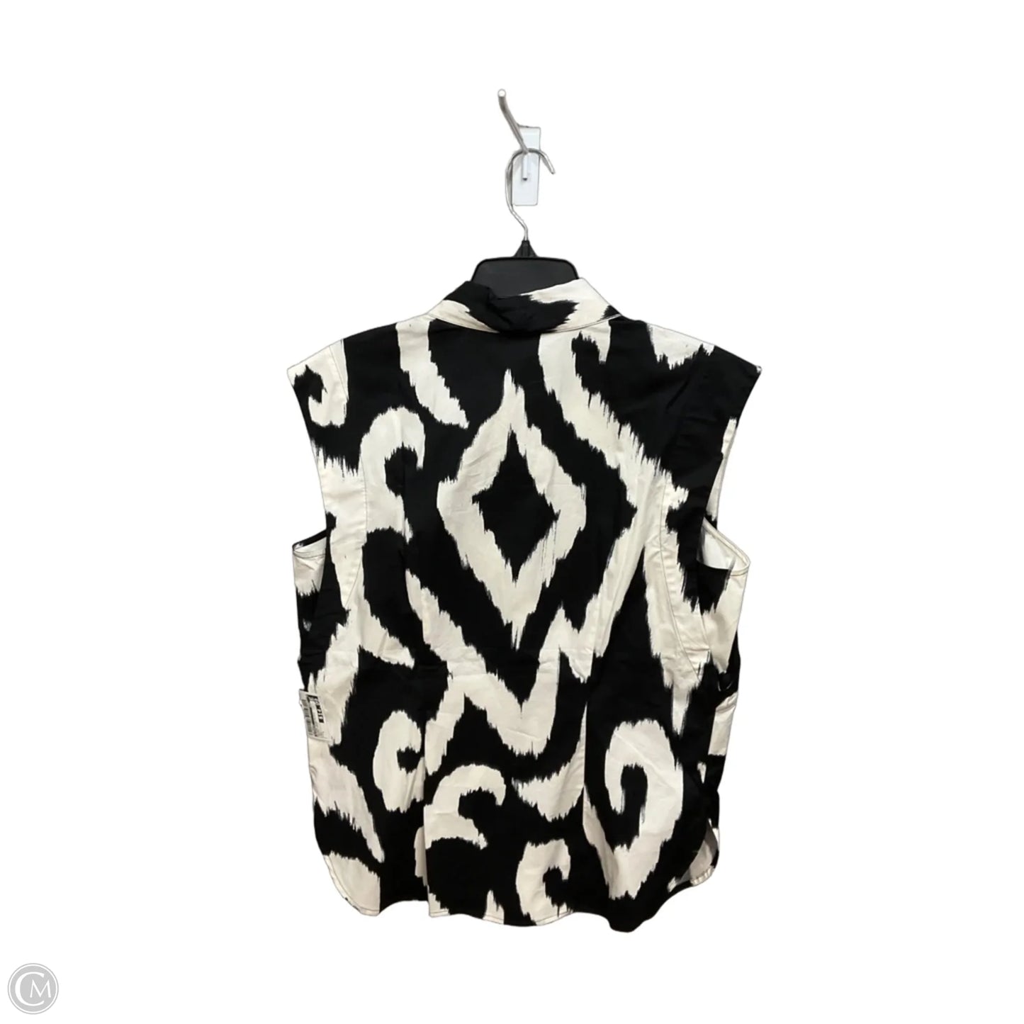 Blouse Sleeveless By Express In Animal Print, Size: L