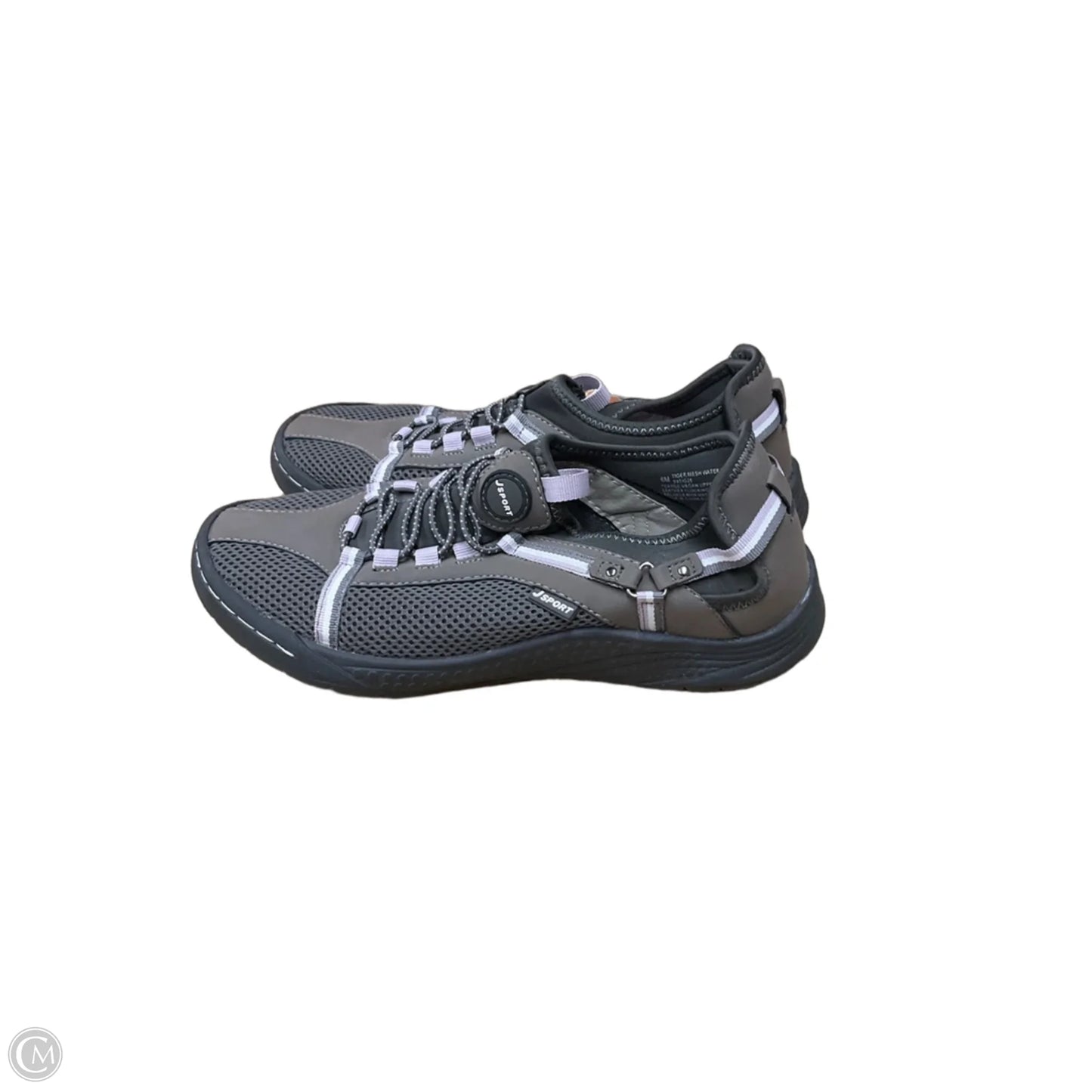 Shoes Athletic By Clothes Mentor In Grey & Purple, Size: 6