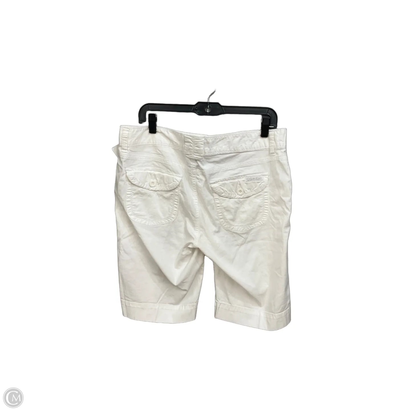 Shorts By Calvin Klein In White, Size: 14