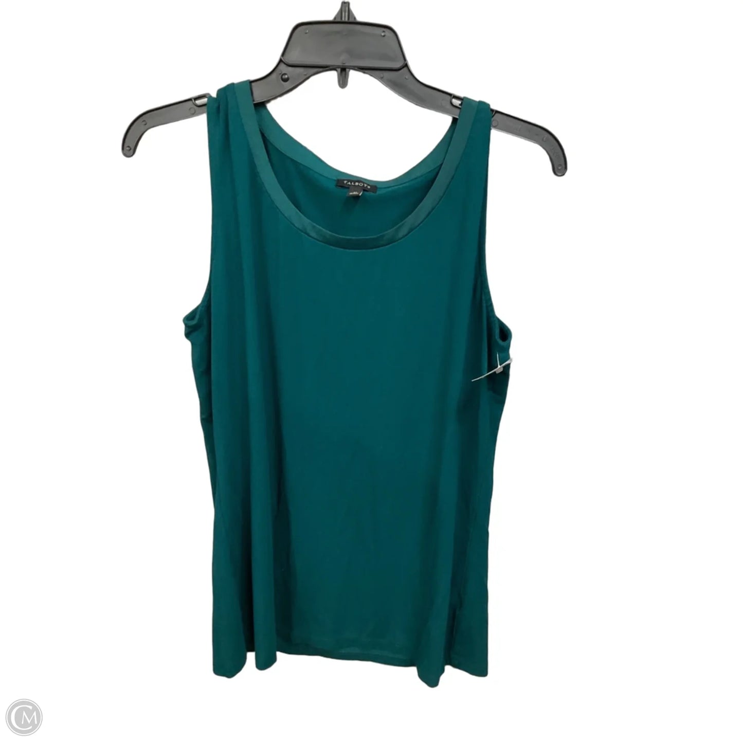 Top Sleeveless By Talbots In Green, Size: M