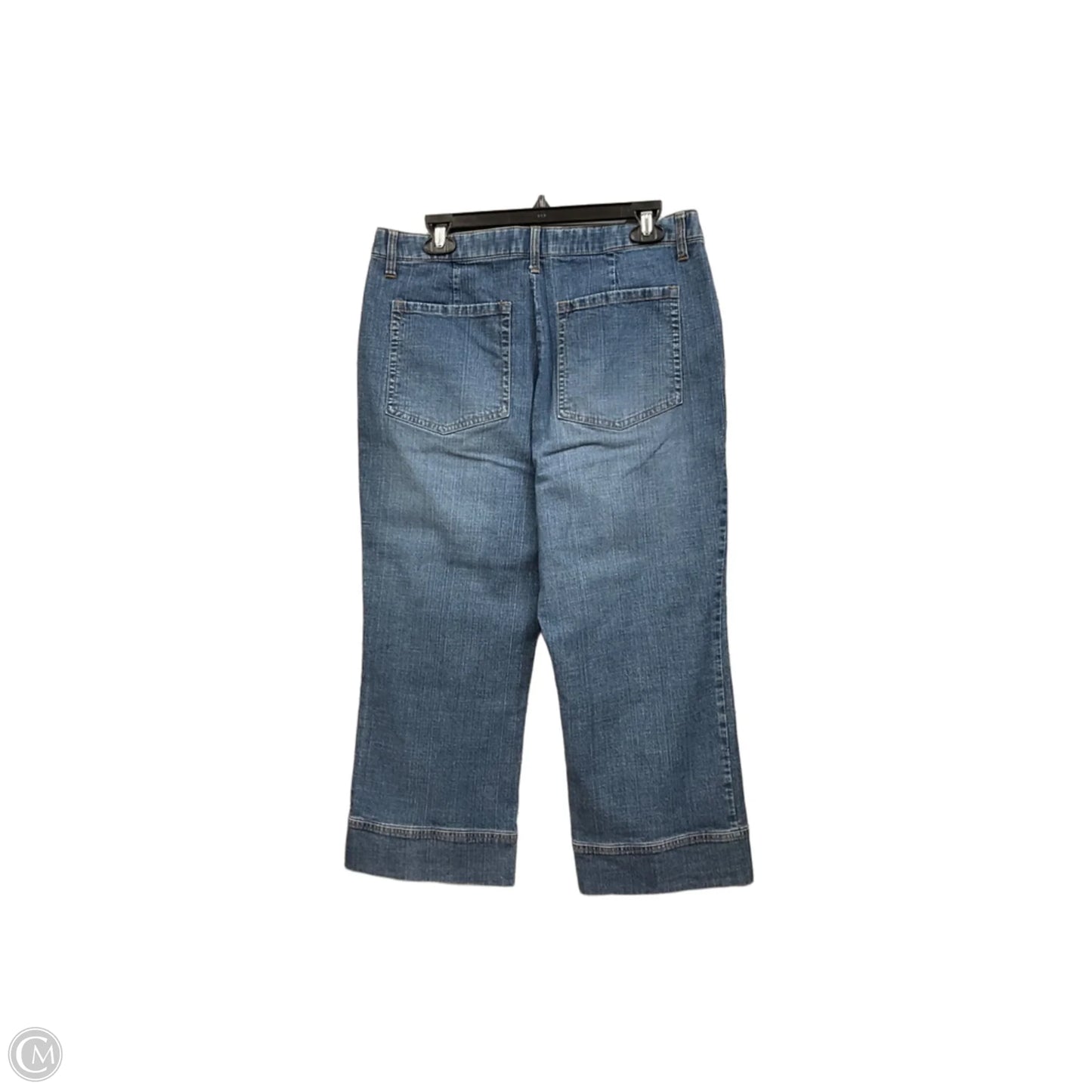 Jeans Cropped By Coldwater Creek In Blue Denim, Size: 12