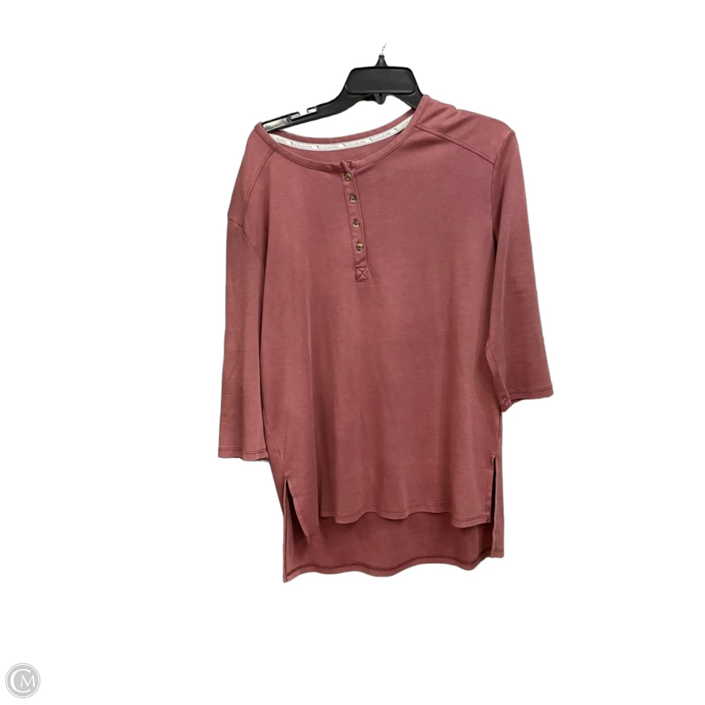 Tunic 3/4 Sleeve By Koolaburra By Ugg In Pink, Size: S