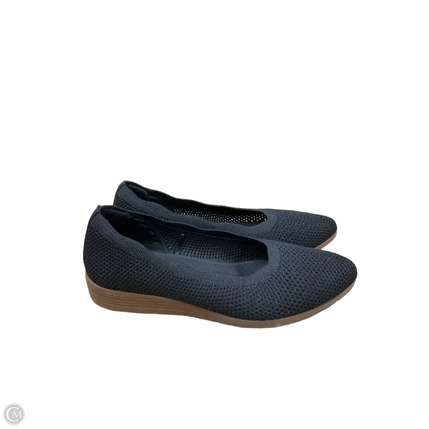 Shoes Flats By Skechers In Black & Brown, Size: 9