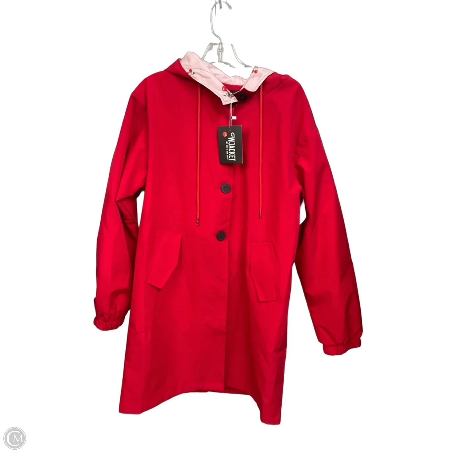 Coat Raincoat By Cmc In Red, Size: L