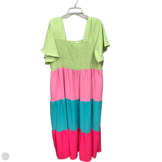 Dress Casual Maxi By Southern Stitch In Multi-colored, Size: 3x