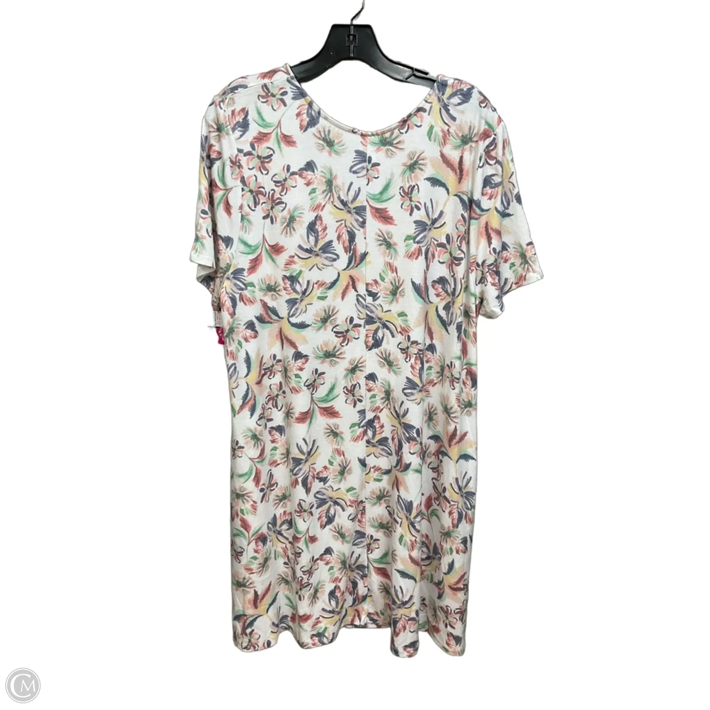 Dress Casual Short By Clothes Mentor In Floral Print, Size: 3x