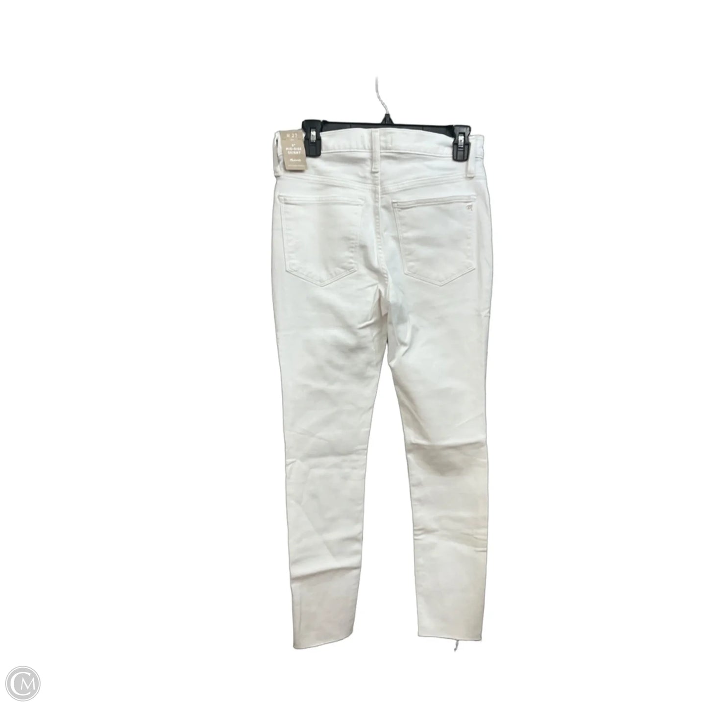 Jeans Skinny By Madewell In White Denim, Size: 4
