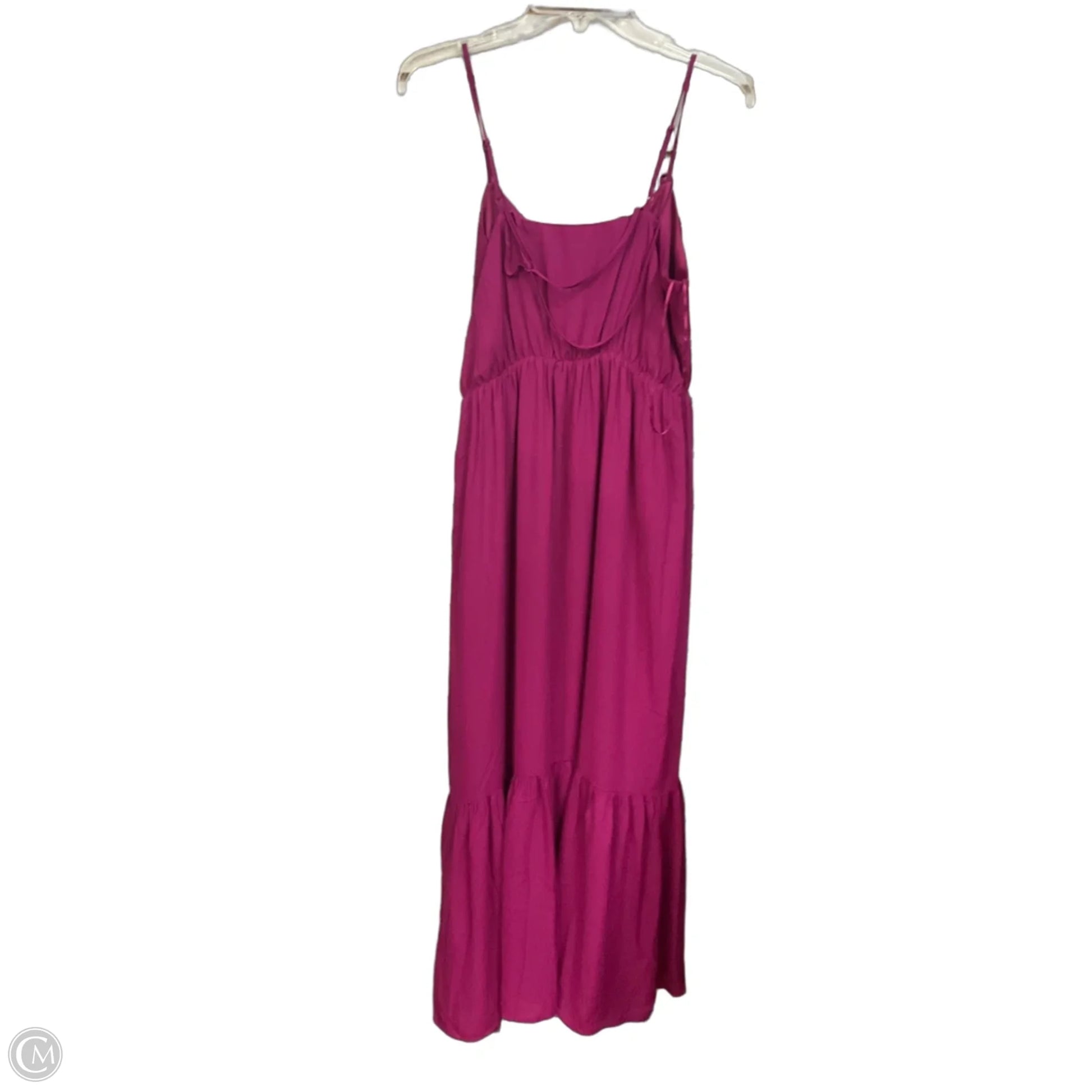 express purple maxi dress EXPRESS Asymmetrical Ruffle Purple Satin V-Neck Ruffle Hi-Lo Maxi Dress Size XS
