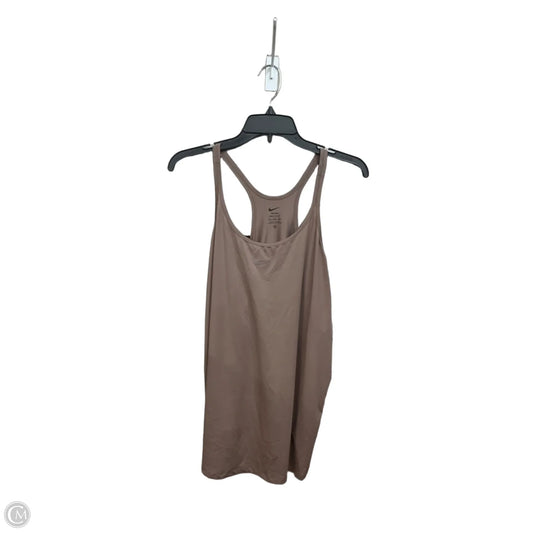 Athletic Tank Top By Nike Apparel In Brown, Size: Xxl