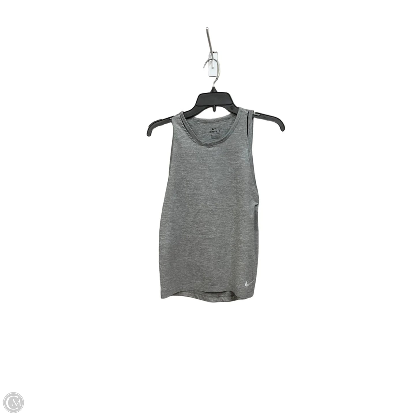 Athletic Tank Top By Nike Apparel In Grey, Size: S