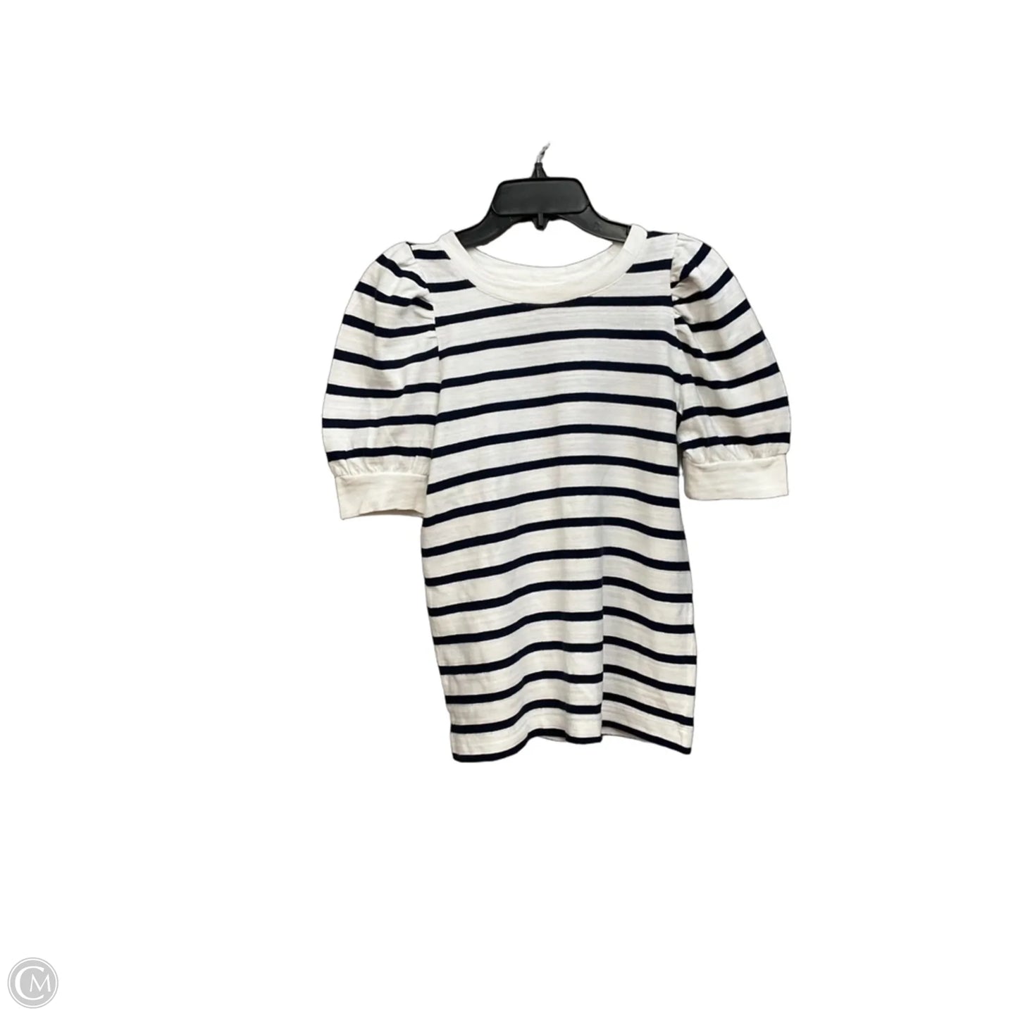 Top Short Sleeve By Loft In Striped Pattern, Size: Xs