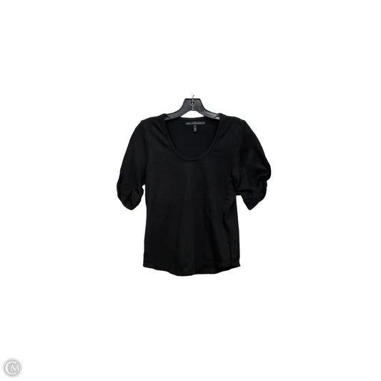 Top Short Sleeve By White House Black Market In Black, Size: Xs