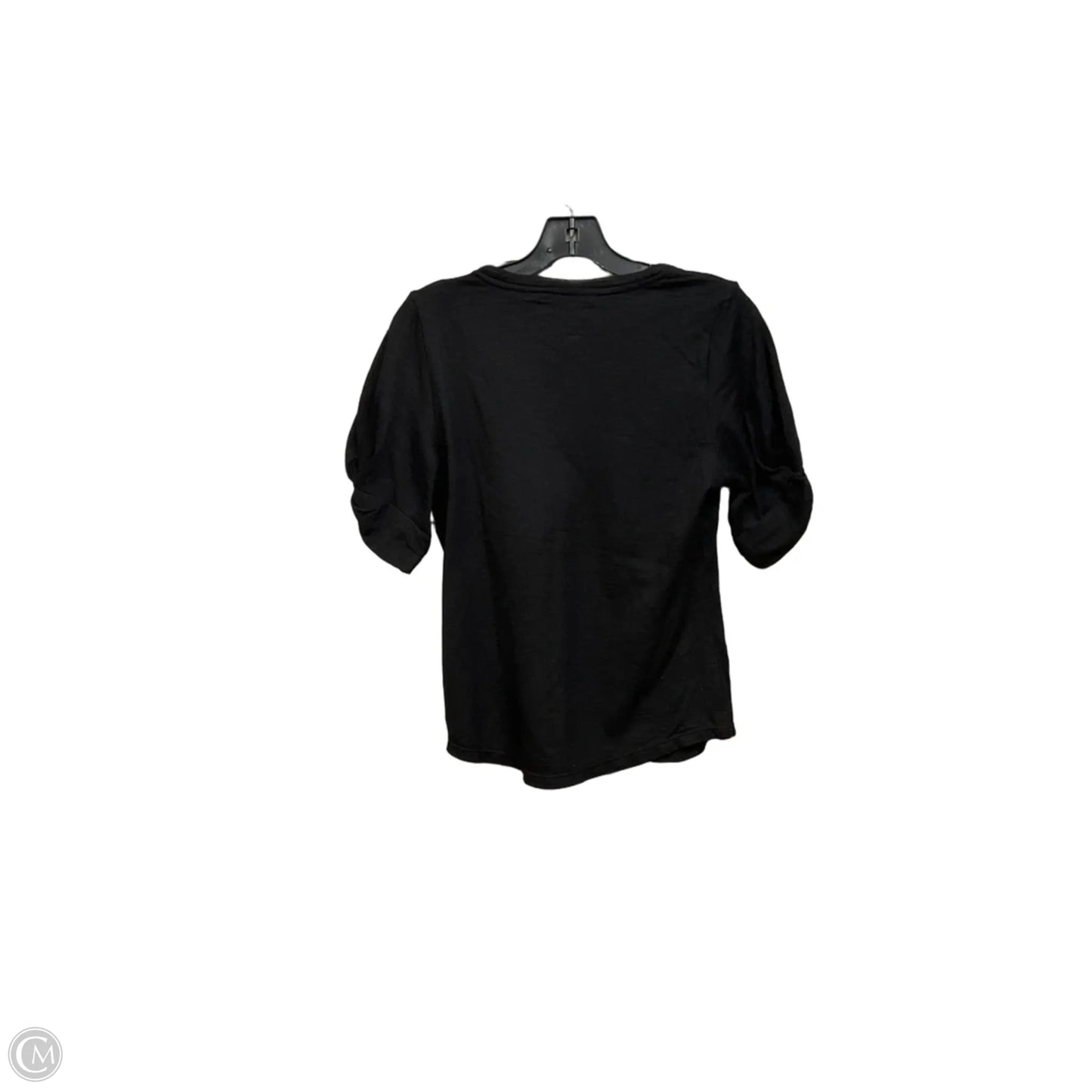 Top Short Sleeve By White House Black Market In Black, Size: Xs