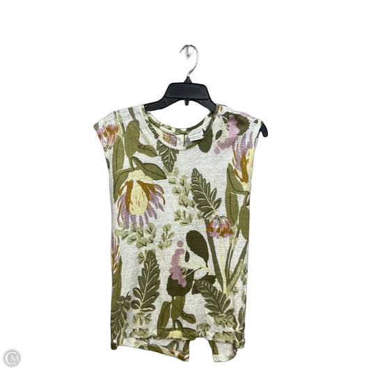 Top Sleeveless By Rachel Zoe In Tropical Print, Size: M