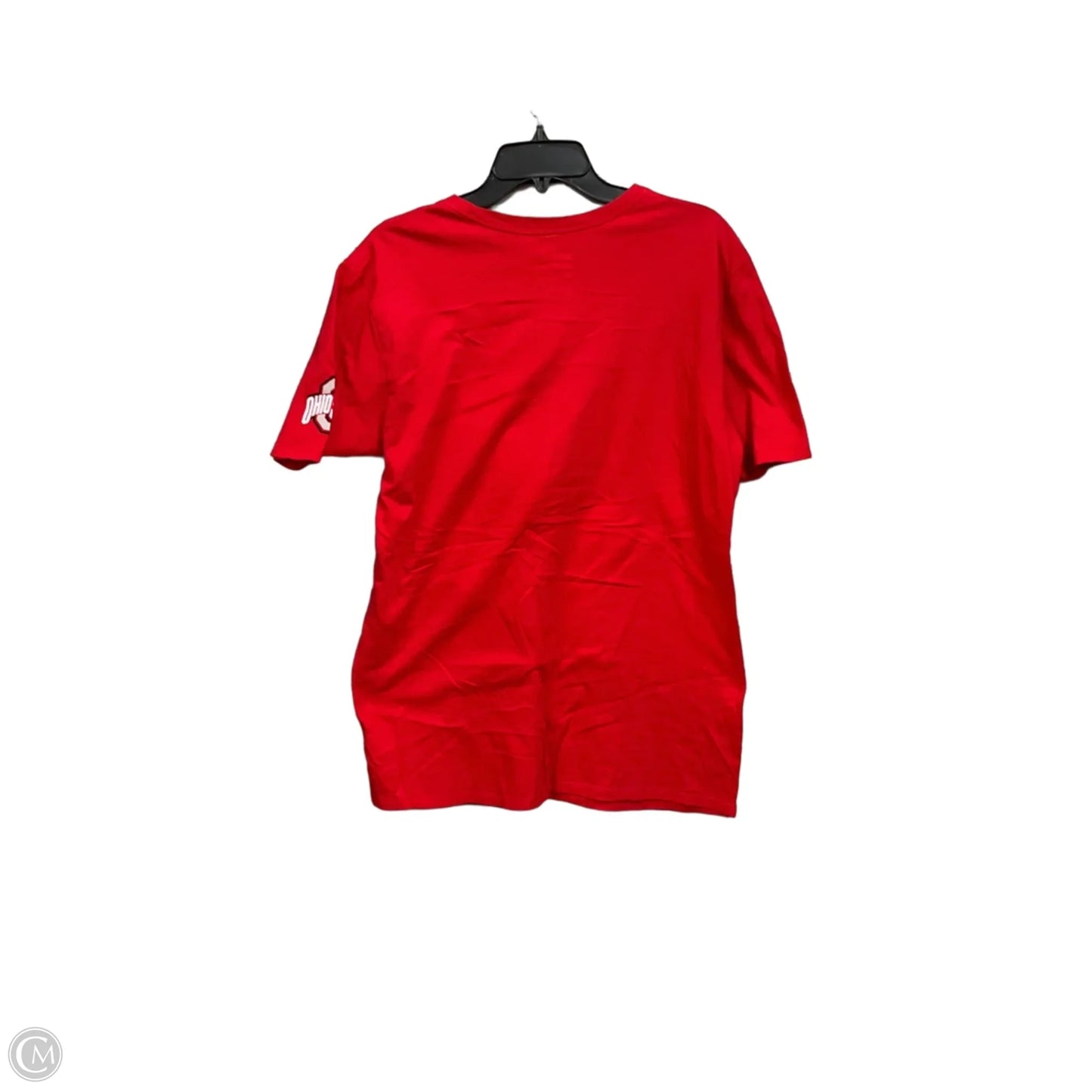 Athletic Top Short Sleeve By Nike Apparel In Red, Size: L