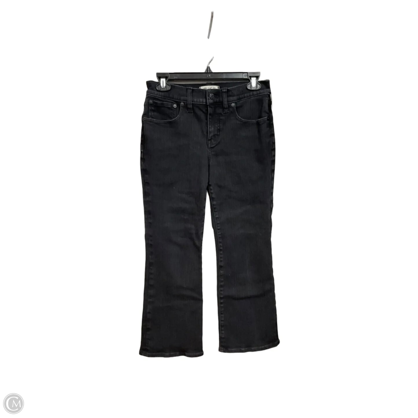 Jeans Boot Cut By Madewell In Black Denim, Size: 6p