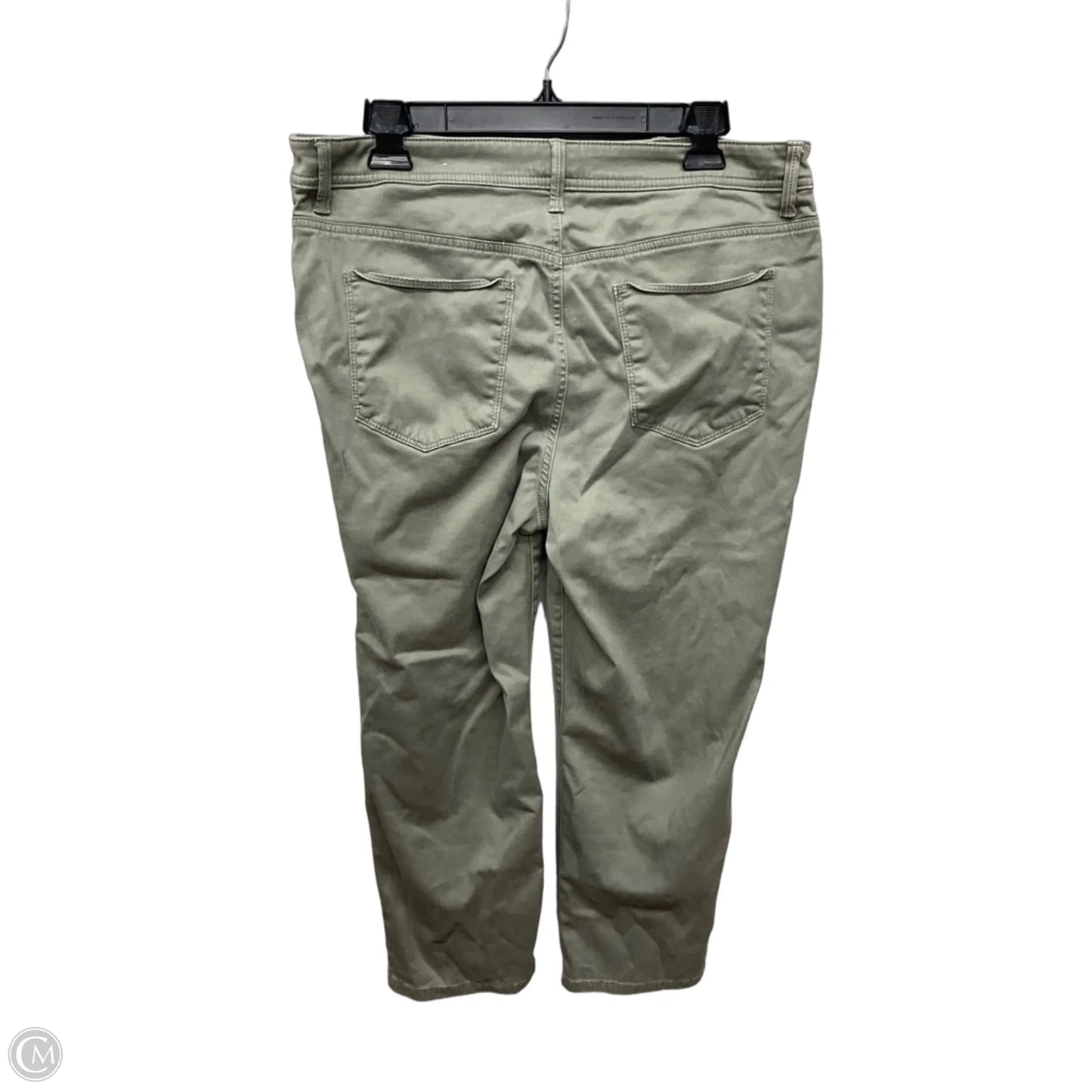 Pants Cropped By Chicos In Green, Size: 12