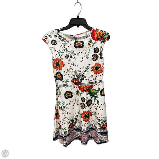 Dress Casual Short By New York And Co In Floral Print, Size: M