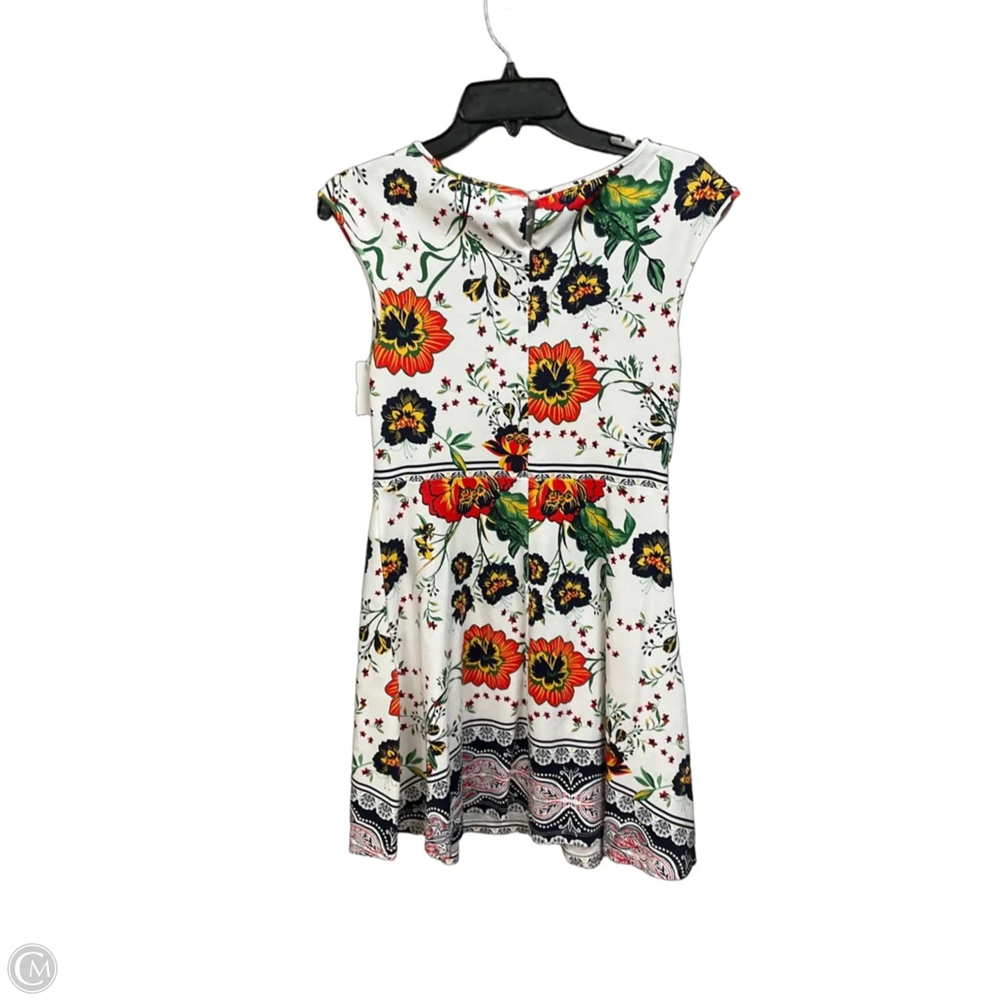 Dress Casual Short By New York And Co In Floral Print, Size: M