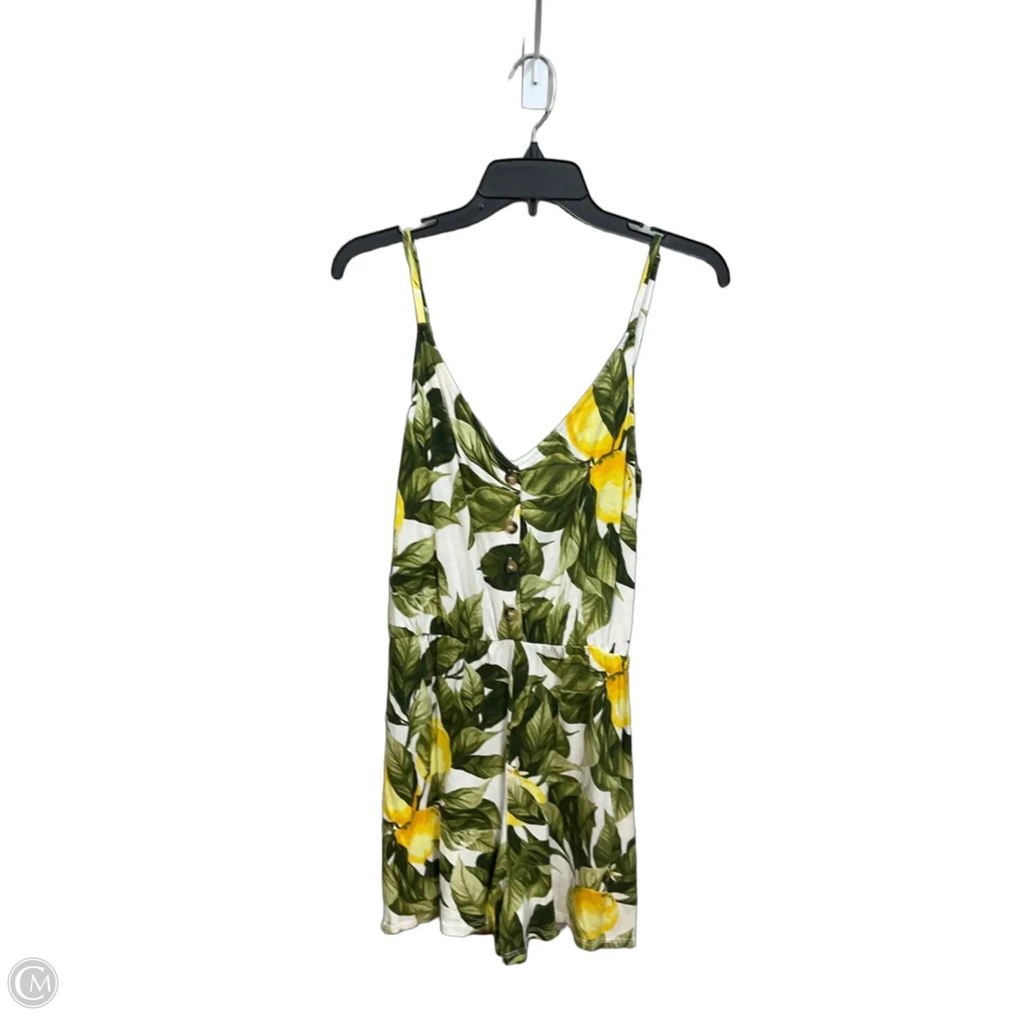 Romper By H&m In Tropical Print, Size: S