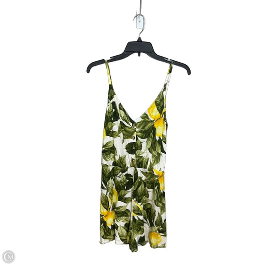 Romper By H&m In Tropical Print, Size: S