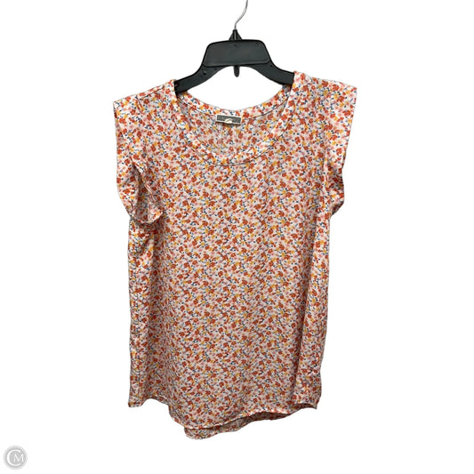 Top Sleeveless By Pleione In Floral Print, Size: L